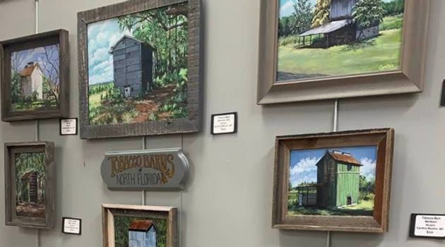 Tobacco Barns by Cindy Mantini