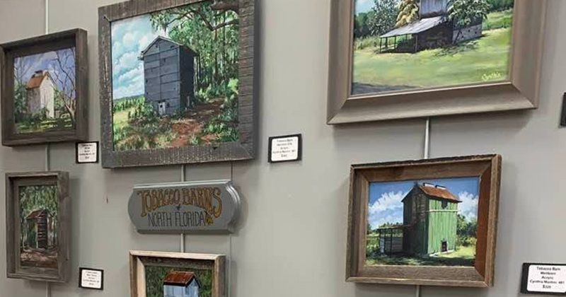 Tobacco Barns by Cindy Mantini