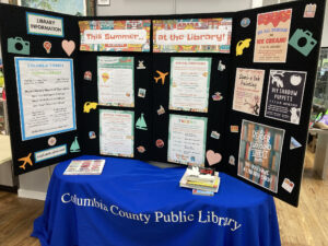 Columbia County Library display