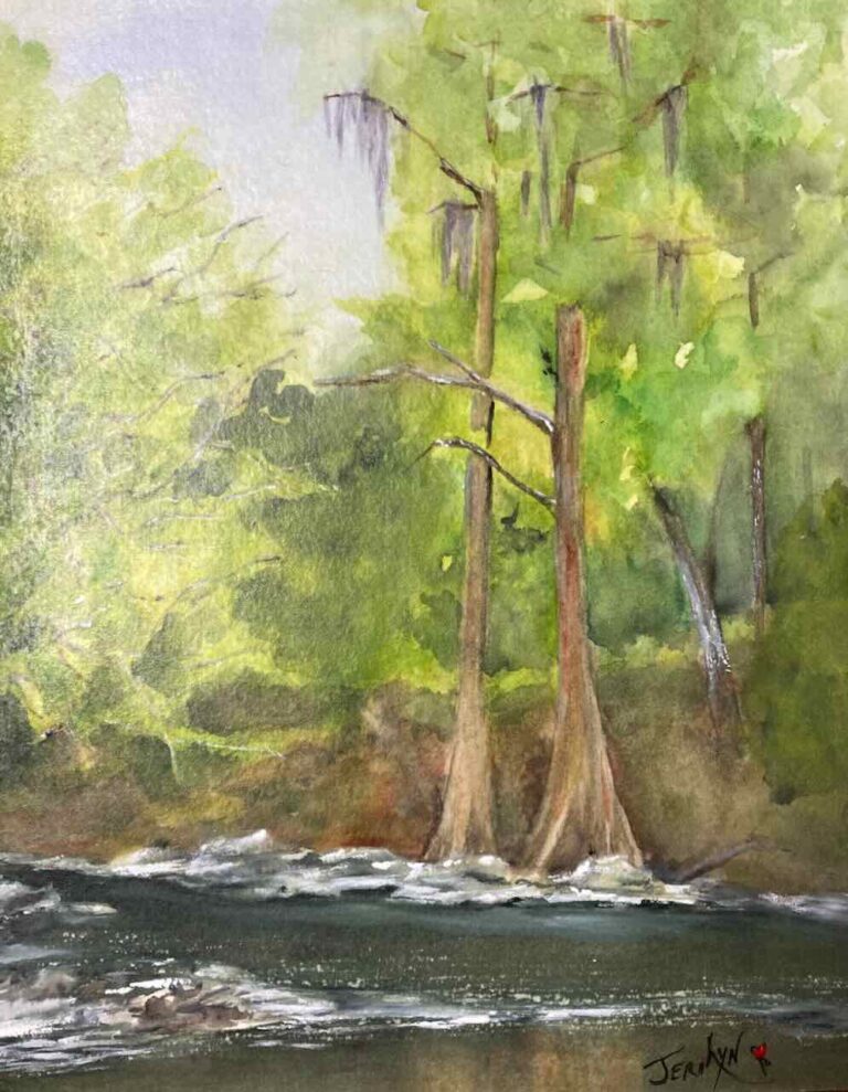 watercolor by Jerilyn Guiss