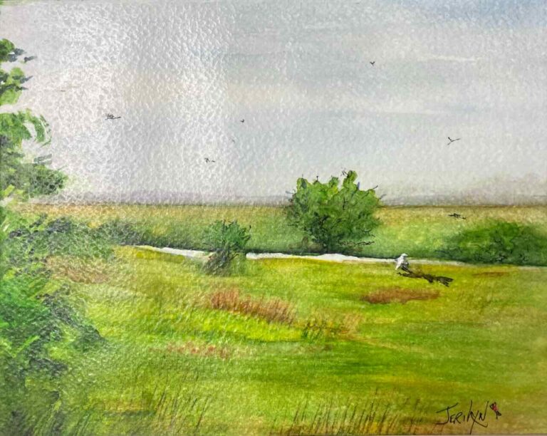 watercolor by Jerilyn Guiss