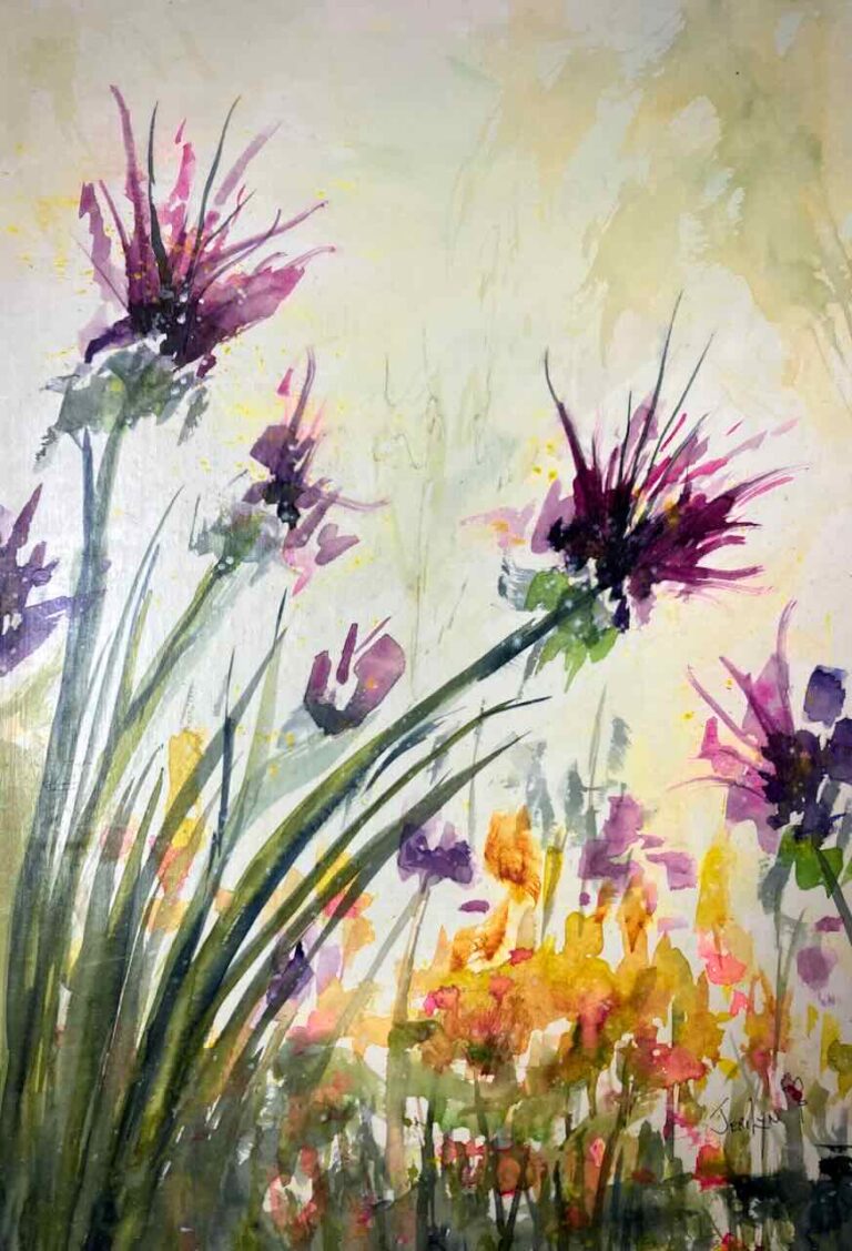 watercolor by Jerilyn Guiss