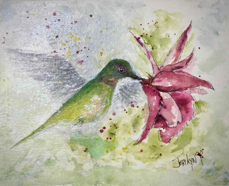 watercolor by Jerilyn Guiss