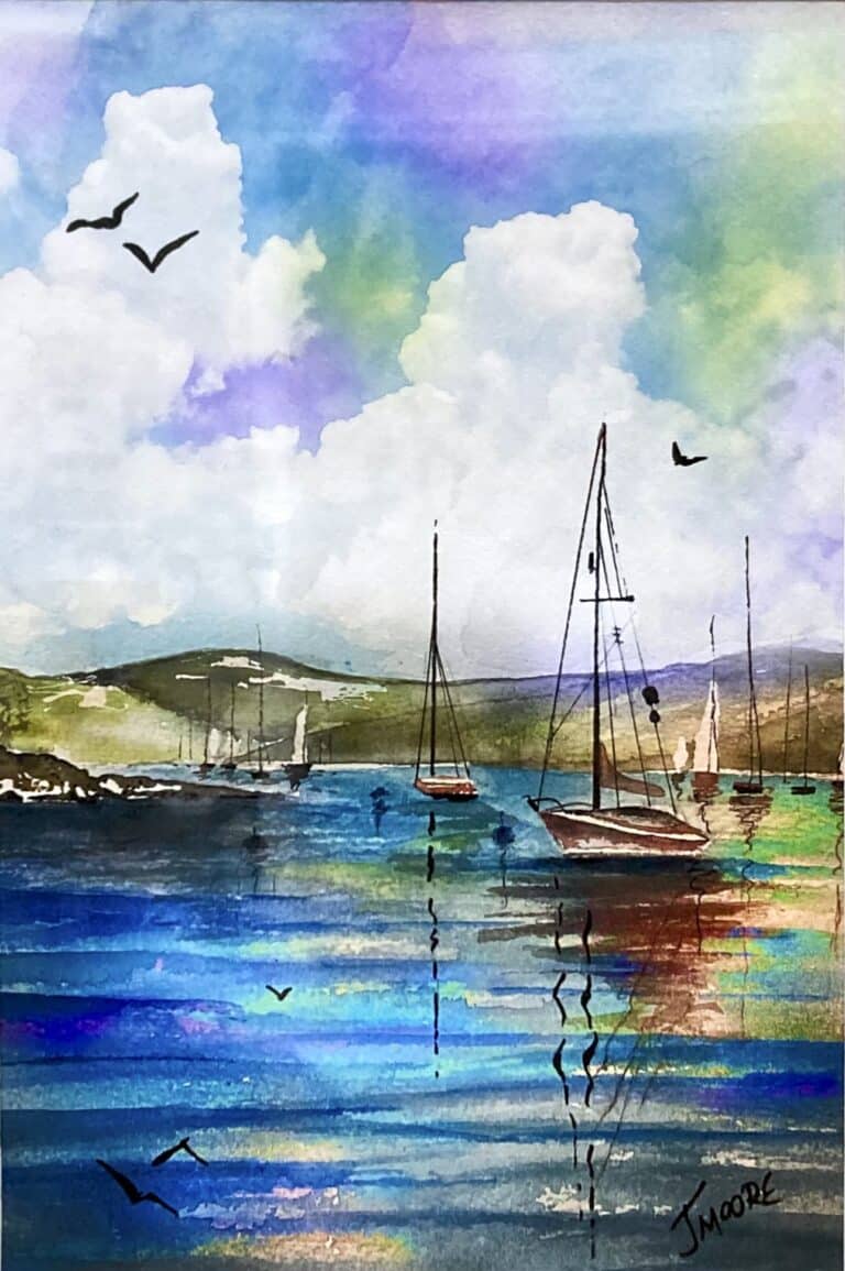 watercolor by Jeff Moore